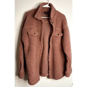 32 Degree Maroon Size Small Fuzzy Jacket